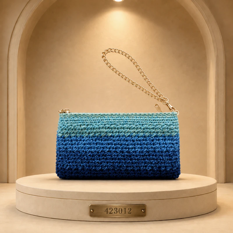 pochette clutch avec détail 423012
